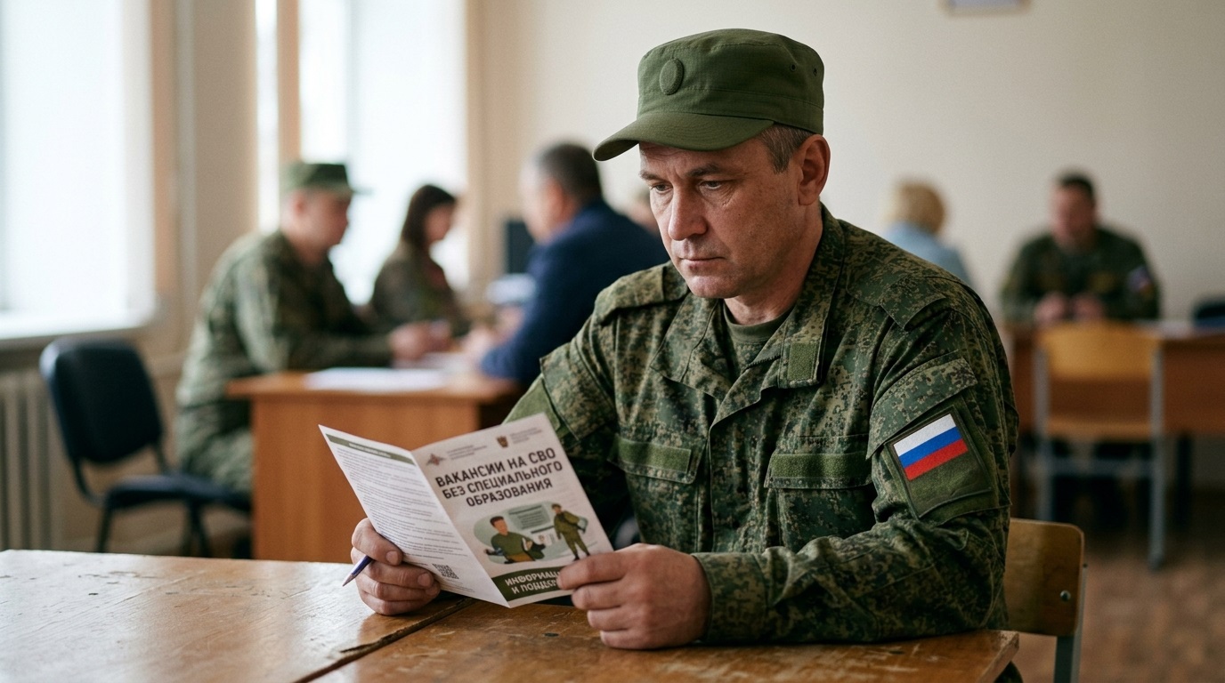 Как выбрать вакансию на СВО без профильного образования